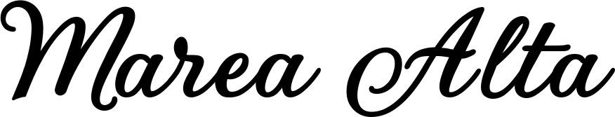 Vorschau des Bootsnamens "Marea Alta" als Schriftzug für "Bootsbeschriftung Klassisch 69"