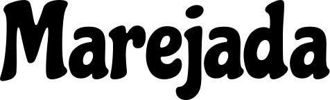 Vorschau des Bootsnamens "Marejada" als Schriftzug für "Bootsbeschriftung Klassisch 53"