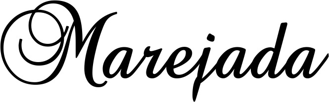Vorschau des Bootsnamens "Marejada" als Schriftzug für "Bootsbeschriftung Klassisch 02-A"