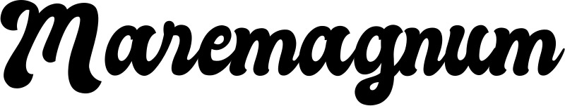 Vorschau des Bootsnamens "Maremagnum" als Schriftzug für "Bootsbeschriftung Klassisch 41"