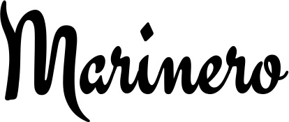 Vorschau des Bootsnamens "Marinero" als Schriftzug für "Bootsbeschriftung Klassisch 63"