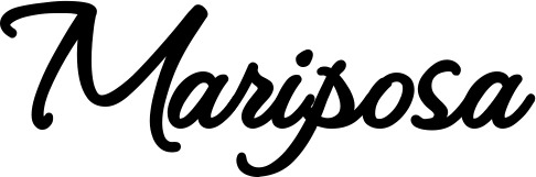 Vorschau des Bootsnamens "Mariposa" als Schriftzug für "Bootsbeschriftung Klassisch 111"