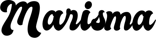 Vorschau des Bootsnamens "Marisma" als Schriftzug für "Bootsbeschriftung Klassisch 41"