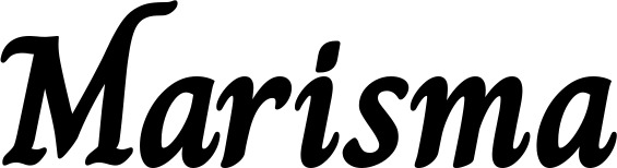 Vorschau des Bootsnamens "Marisma" als Schriftzug für "Bootsbeschriftung Klassisch 51"