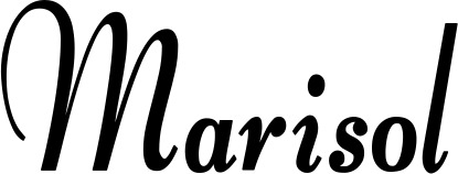Vorschau des Bootsnamens "Marisol" als Schriftzug für "Bootsbeschriftung Klassisch 76"