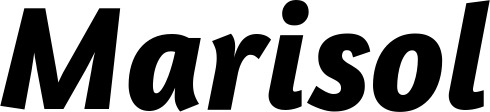 Vorschau des Bootsnamens "Marisol" als Schriftzug für "Bootsbeschriftung Kursiv 01"