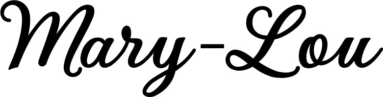 Vorschau des Bootsnamens "Mary-Lou" als Schriftzug für "Style Klassisch 69"