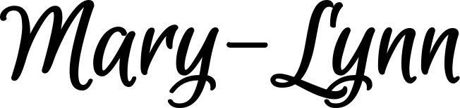 Vorschau des Bootsnamens "Mary-Lynn" als Schriftzug für "Style Klassisch 105"