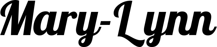 Vorschau des Bootsnamens "Mary-Lynn" als Schriftzug für "Bootsbeschriftung Neu 60"