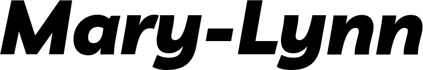 Vorschau des Bootsnamens "Mary-Lynn" als Schriftzug für "Style Kursiv 06"