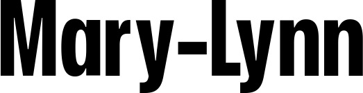 Vorschau des Bootsnamens "Mary-Lynn" als Schriftzug für "Bootsbeschriftung Fett 25"