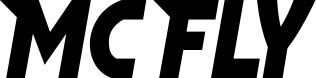 Vorschau des Bootsnamens "McFly" als Schriftzug für "Bootsbeschriftung Neu 15"
