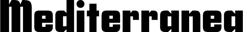 Vorschau des Bootsnamens "Mediterranea" als Schriftzug für "Bootsbeschriftung Neu 11"