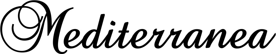 Vorschau des Bootsnamens "Mediterranea" als Schriftzug für "Bootsbeschriftung Klassisch 02-A"