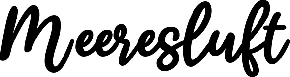 Vorschau des Bootsnamens "Meeresluft" als Schriftzug für "Bootsbeschriftung Klassisch 74"