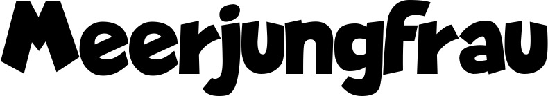 Vorschau des Bootsnamens "Meerjungfrau" als Schriftzug für "Bootsbeschriftung Neu 48"