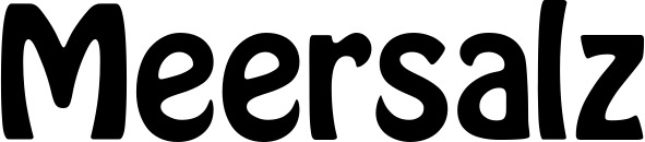 Vorschau des Bootsnamens "Meersalz" als Schriftzug für "Bootsbeschriftung Fett 01"