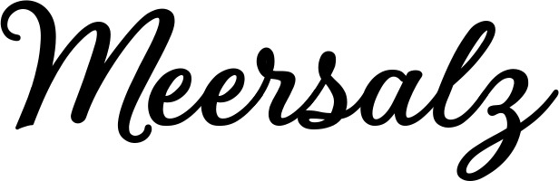 Vorschau des Bootsnamens "Meersalz" als Schriftzug für "Bootsbeschriftung Klassisch 69"