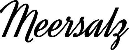 Vorschau des Bootsnamens "Meersalz" als Schriftzug für "Bootsbeschriftung Klassisch 44"