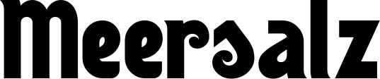 Vorschau des Bootsnamens "Meersalz" als Schriftzug für "Bootsbeschriftung Neu 32"