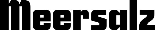 Vorschau des Bootsnamens "Meersalz" als Schriftzug für "Style Neu 11"