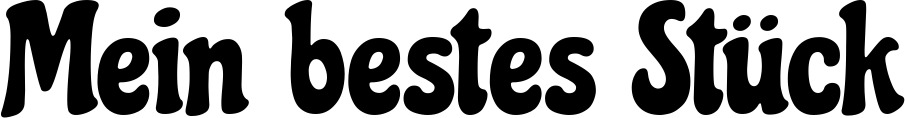 Vorschau des Bootsnamens "Mein bestes Stück" als Schriftzug für "Bootsbeschriftung Neu 41"