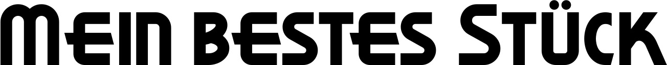 Vorschau des Bootsnamens "Mein bestes Stück" als Schriftzug für "Style Neu 26"
