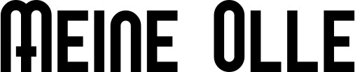 Vorschau des Bootsnamens "Meine Olle" als Schriftzug für "Bootsbeschriftung Neu 43"