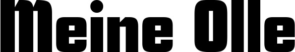 Vorschau des Bootsnamens "Meine Olle" als Schriftzug für "Bootsbeschriftung Neu 11"