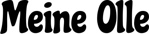 Vorschau des Bootsnamens "Meine Olle" als Schriftzug für "Bootsbeschriftung Neu 41"