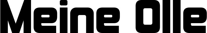 Vorschau des Bootsnamens "Meine Olle" als Schriftzug für "Bootsbeschriftung Neu 25"