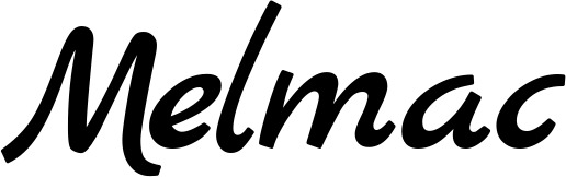 Vorschau des Bootsnamens "Melmac" als Schriftzug für "Bootsbeschriftung Klassisch 77"