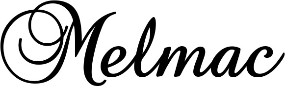 Vorschau des Bootsnamens "Melmac" als Schriftzug für "Bootsbeschriftung Klassisch 02-A"