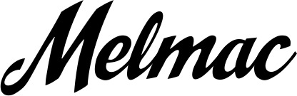 Vorschau des Bootsnamens "Melmac" als Schriftzug für "Bootsbeschriftung Klassisch 29"