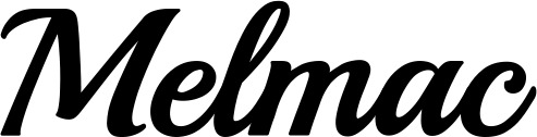 Vorschau des Bootsnamens "Melmac" als Schriftzug für "Bootsbeschriftung Klassisch 86"