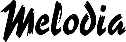 Vorschau des Bootsnamens "Melodia" als Schriftzug für "Bootsbeschriftung Neu 10"