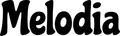 Vorschau des Bootsnamens "Melodia" als Schriftzug für "Bootsbeschriftung Klassisch 53"
