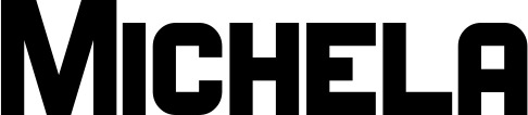 Vorschau des Bootsnamens "Michela" als Schriftzug für "Bootsbeschriftung Neu 34"