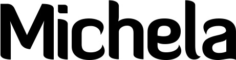Vorschau des Bootsnamens "Michela" als Schriftzug für "Bootsbeschriftung Normal 06"