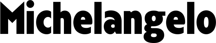 Vorschau des Bootsnamens "Michelangelo" als Schriftzug für "Bootsbeschriftung Fett 24"