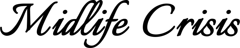 Vorschau des Bootsnamens "Midlife Crisis" als Schriftzug für "Bootsbeschriftung Klassisch 58"