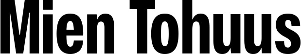 Vorschau des Bootsnamens "Mien Tohuus" als Schriftzug für "Bootsbeschriftung Fett 25"