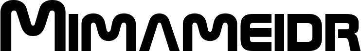 Vorschau des Bootsnamens "Mimameidr" als Schriftzug für "Bootsbeschriftung Neu 16"
