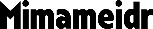 Vorschau des Bootsnamens "Mimameidr" als Schriftzug für "Bootsbeschriftung Fett 24"