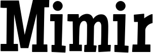 Vorschau des Bootsnamens "Mimir" als Schriftzug für "Bootsbeschriftung Neu 54"
