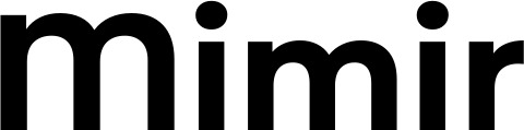 Vorschau des Bootsnamens "Mimir" als Schriftzug für "Bootsbeschriftung Fett 26"