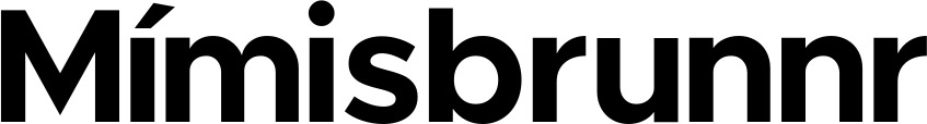 Vorschau des Bootsnamens "Mímisbrunnr" als Schriftzug für "Bootsbeschriftung Fett 15"
