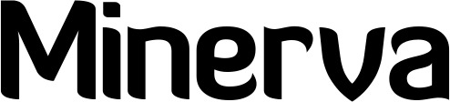 Vorschau des Bootsnamens "Minerva" als Schriftzug für "Style Normal 06"