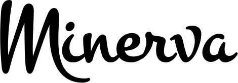 Vorschau des Bootsnamens "Minerva" als Schriftzug für "Bootsbeschriftung Klassisch 81"