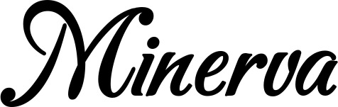 Vorschau des Bootsnamens "Minerva" als Schriftzug für "Style Klassisch 50"